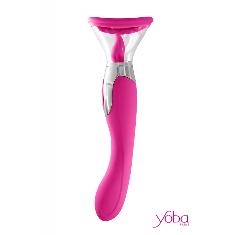 Stimulateur 4 en 1 Harmony fuchsia - Yoba Stimulateur 4 en 1 Harmony fuchsia - Yoba