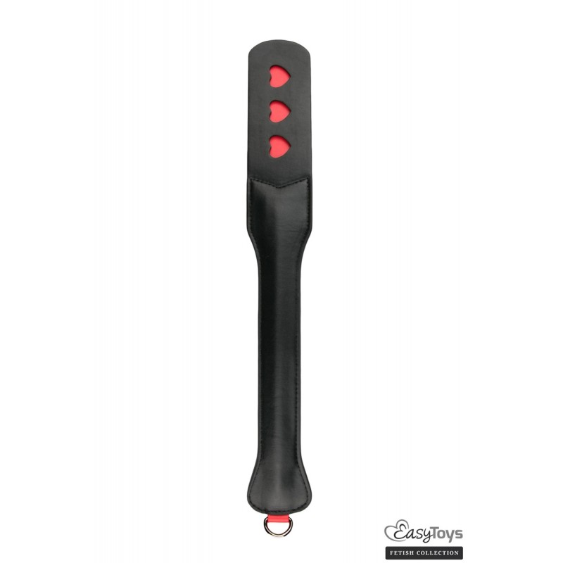 Paddle cuir 3 coeurs - Easytoys Fetish Collection Paddle cuir 3 coeurs - Easytoys Fetish Collection