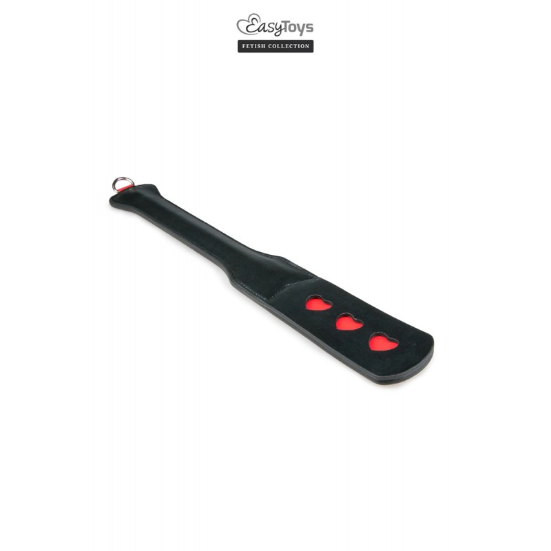 Paddle cuir 3 coeurs - Easytoys Fetish Collection Paddle cuir 3 coeurs - Easytoys Fetish Collection