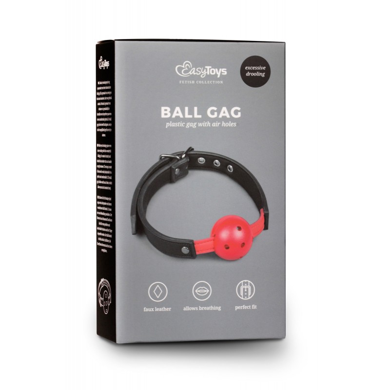 Gagged Ball avec balle rouge - EasyToys Fetish Collection Gagged Ball avec balle rouge - EasyToys Fetish Collection