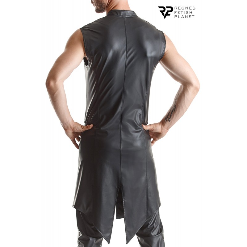 Veste longue sans manche wetlook Marco - Regnes Veste longue sans manche wetlook Marco - Regnes