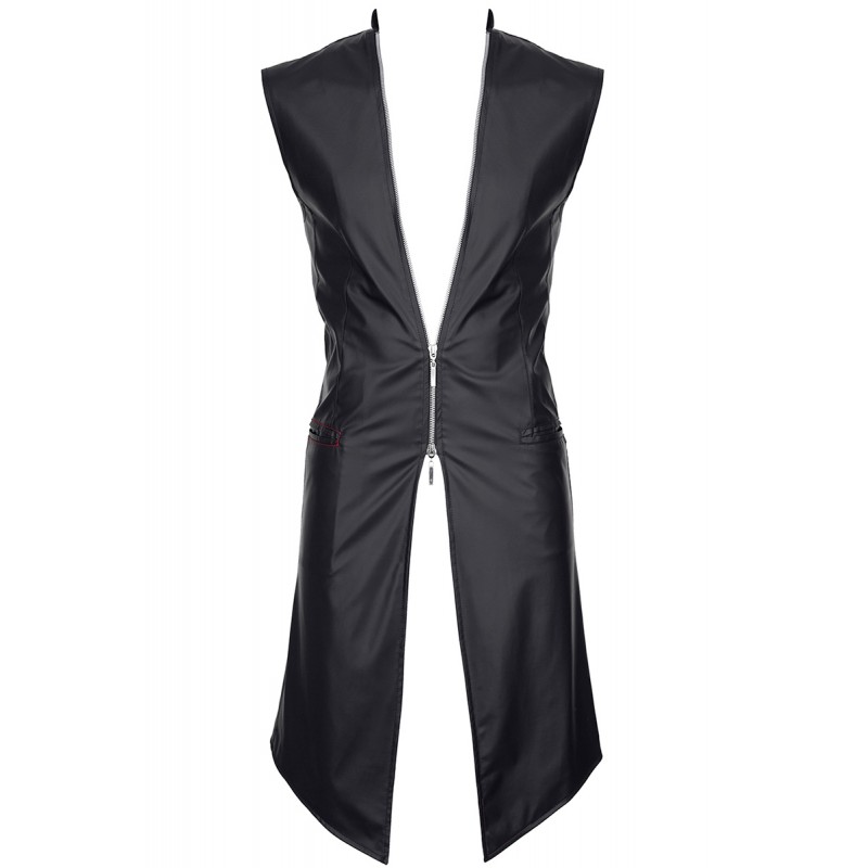 Veste longue sans manche wetlook Marco - Regnes Veste longue sans manche wetlook Marco - Regnes