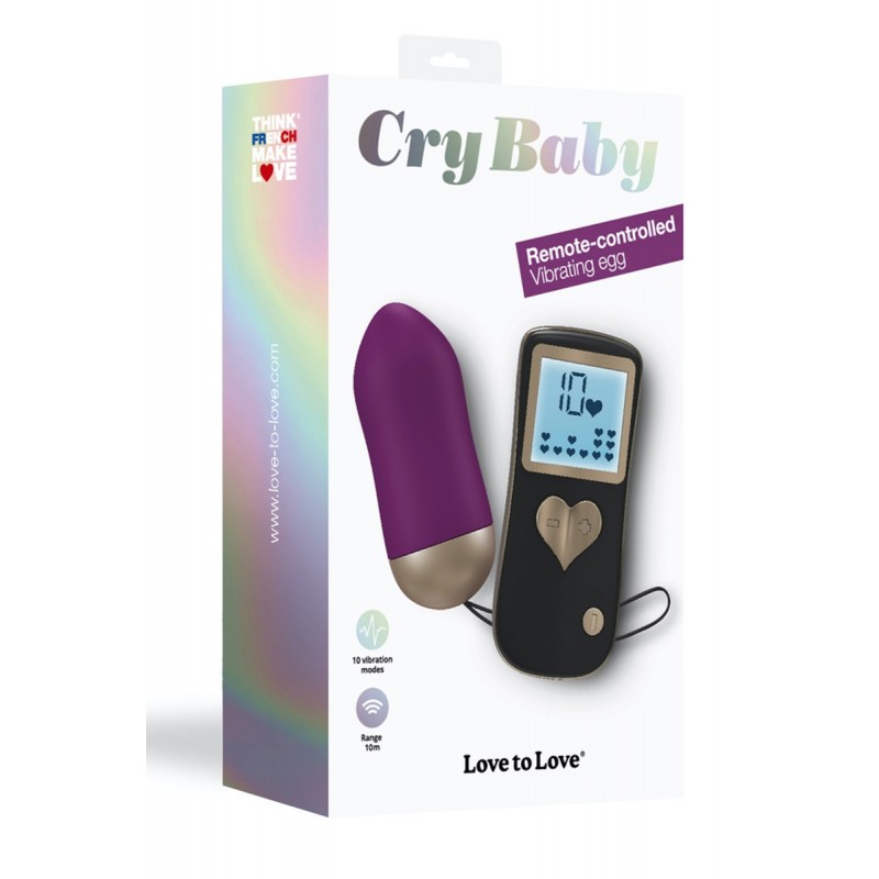 Oeuf vibrant Cry Baby Purple Rain Oeuf vibrant Cry Baby Purple Rain