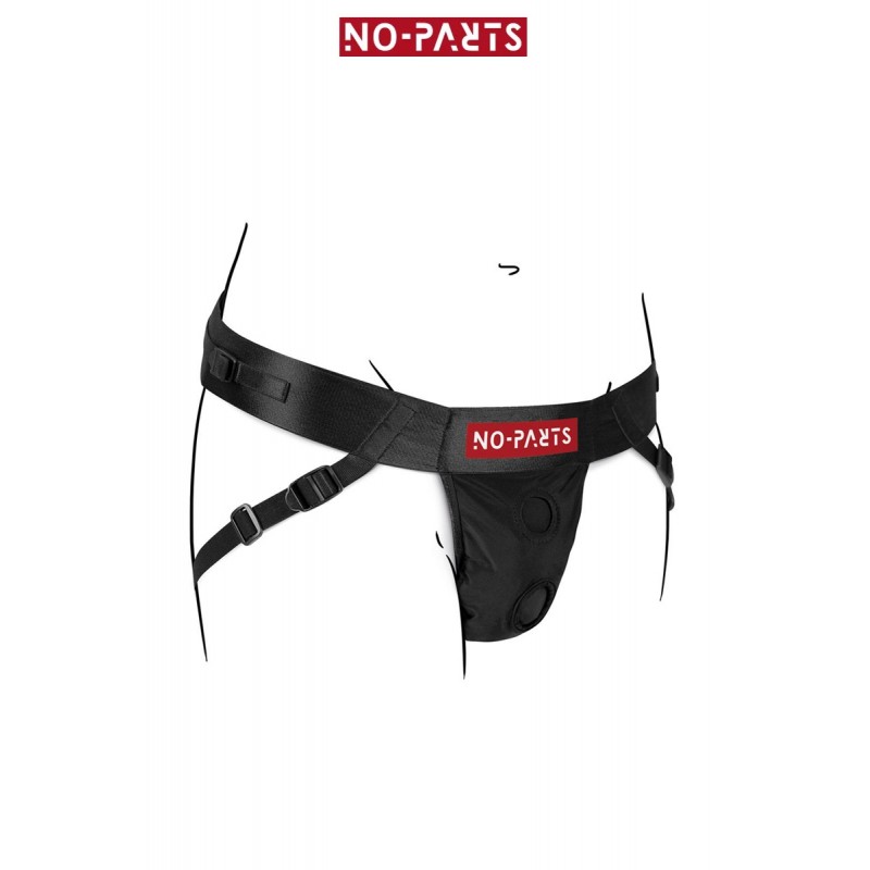 Harnais double pénétration pour gode-ceinture Taylor - No-Parts Harnais double pénétration pour gode-ceinture Taylor - No-Parts