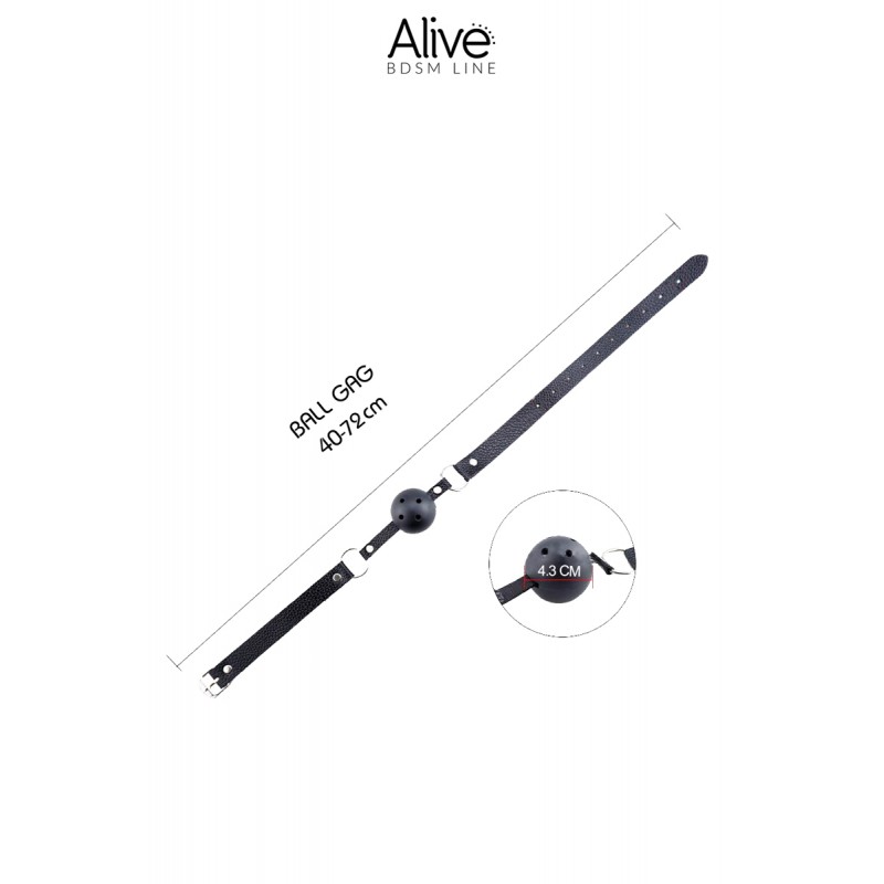 Baillon Discretion noir - Alive Baillon Discretion noir - Alive