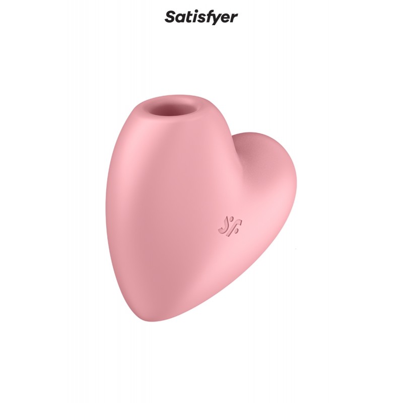 Double stimulateur Cutie Heart rose - Satisfyer Double stimulateur Cutie Heart rose - Satisfyer