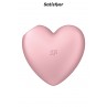 Double stimulateur Cutie Heart rose - Satisfyer Double stimulateur Cutie Heart rose - Satisfyer