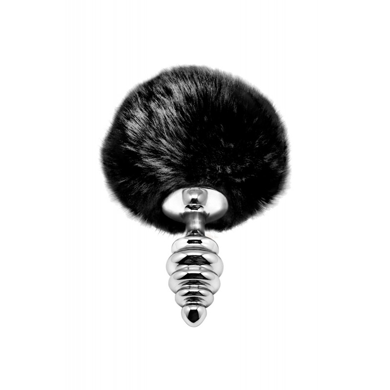 Plug métal Fluffy Twist S noir - Alive Plug métal Fluffy Twist S noir - Alive
