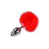 Plug métal Fluffy L rouge - Alive Plug métal Fluffy L rouge - Alive