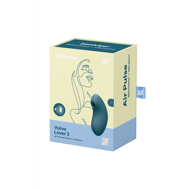 Double stimulateur Vulva Lover 2 bleu - Satisfyer Double stimulateur Vulva Lover 2 bleu - Satisfyer