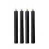 4 bougies SM noires Large - Ouch! 4 bougies SM noires Large - Ouch!