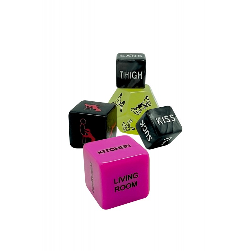 Set 5 dés coquins Ooo - Wooomy Set 5 dés coquins Ooo - Wooomy