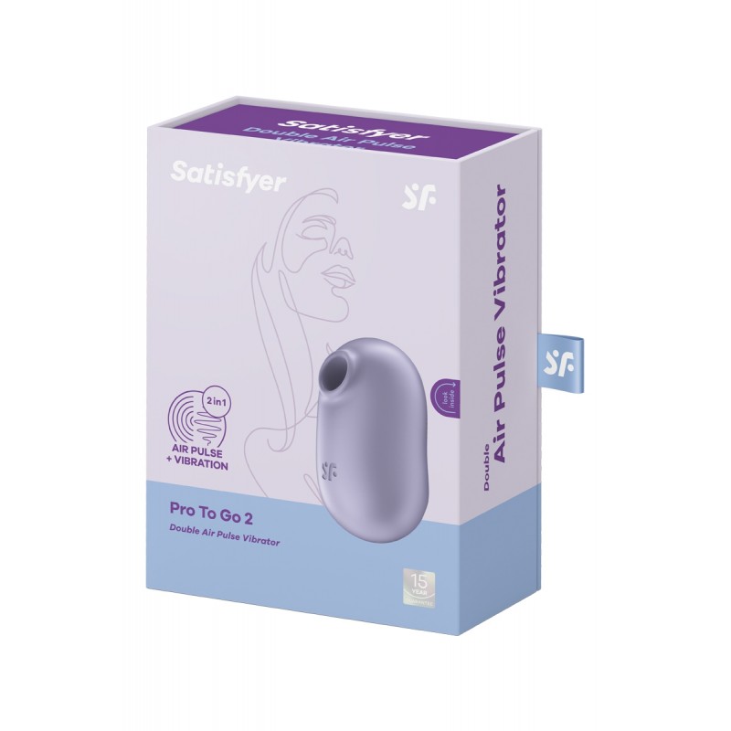 Stimulateur Satisfyer Pro To Go 2 lavande Stimulateur Satisfyer Pro To Go 2 lavande