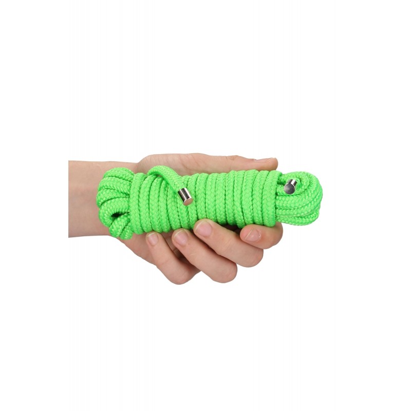 Corde de bondage phosphorescente 5m - Ouch Corde de bondage phosphorescente 5m - Ouch