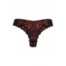 String rouge et noir  V-10048 - Axami String rouge et noir  V-10048 - Axami