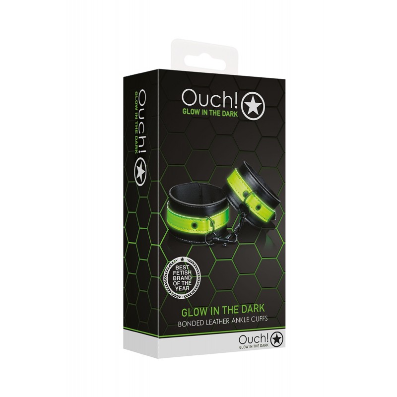 Menottes poignets phosphorescentes - Ouch Menottes poignets phosphorescentes - Ouch
