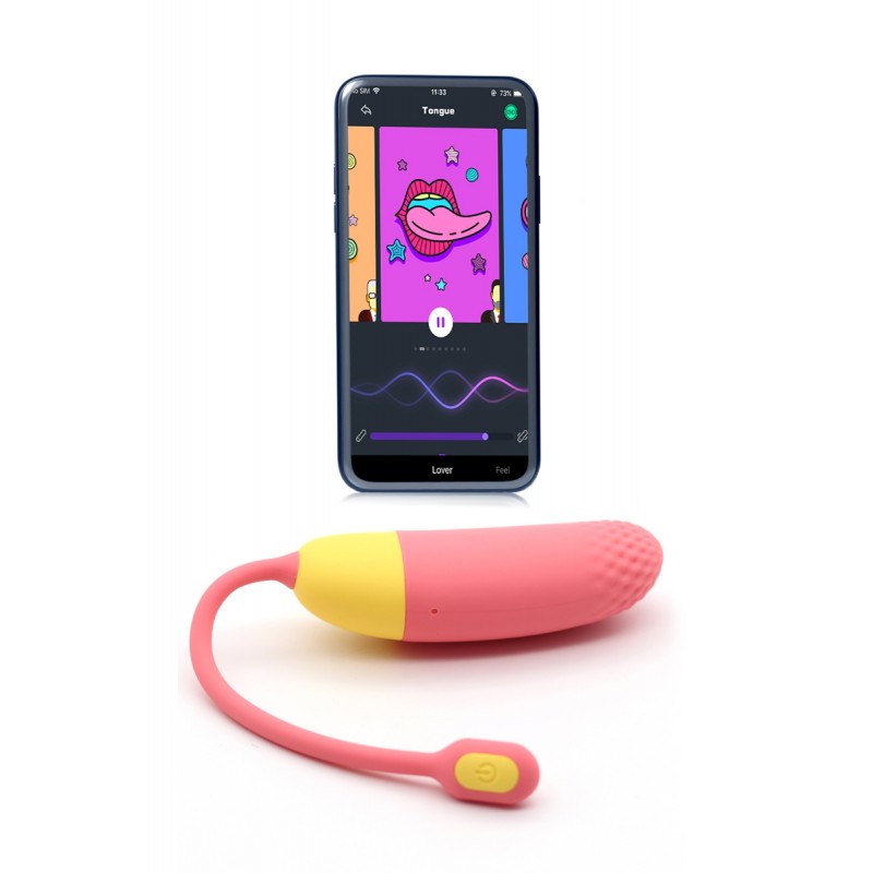 Oeuf vibrant connecté Magic Vini Orange - Magic Motion Oeuf vibrant connecté Magic Vini Orange - Magic Motion