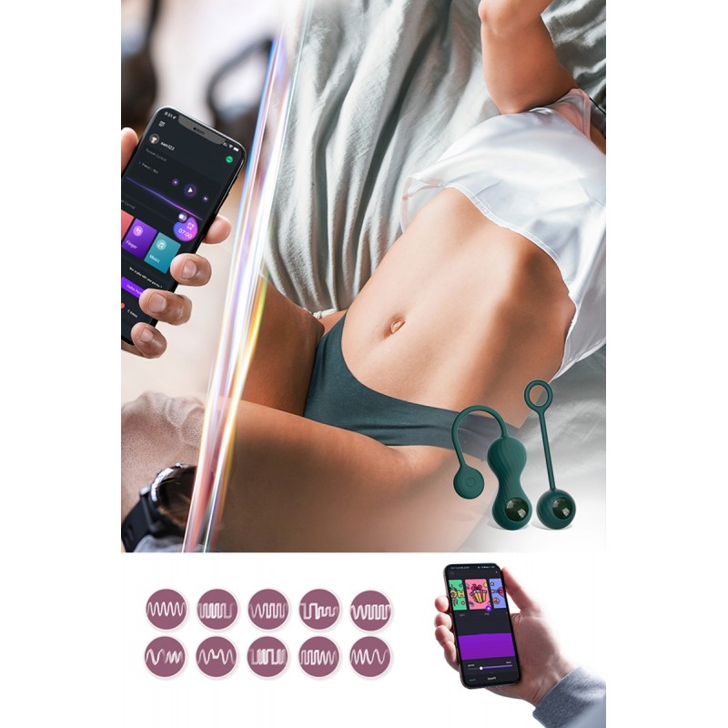 Boules de Kegel vibrantes connectées - Magic Motion Boules de Kegel vibrantes connectées - Magic Motion