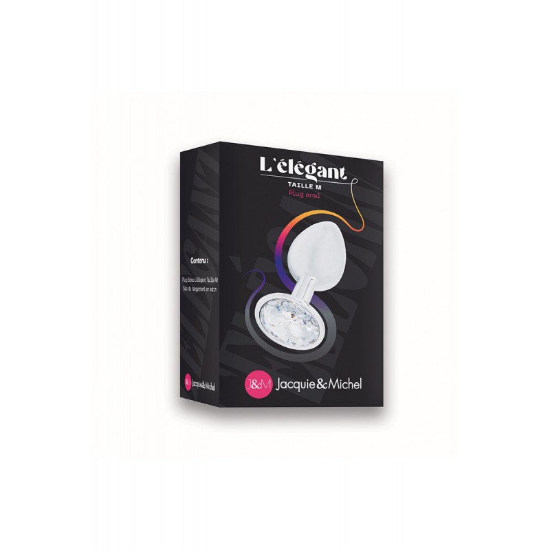 Plug bijou L'élégant M - Jacquie et Michel Plug bijou L'élégant M - Jacquie et Michel