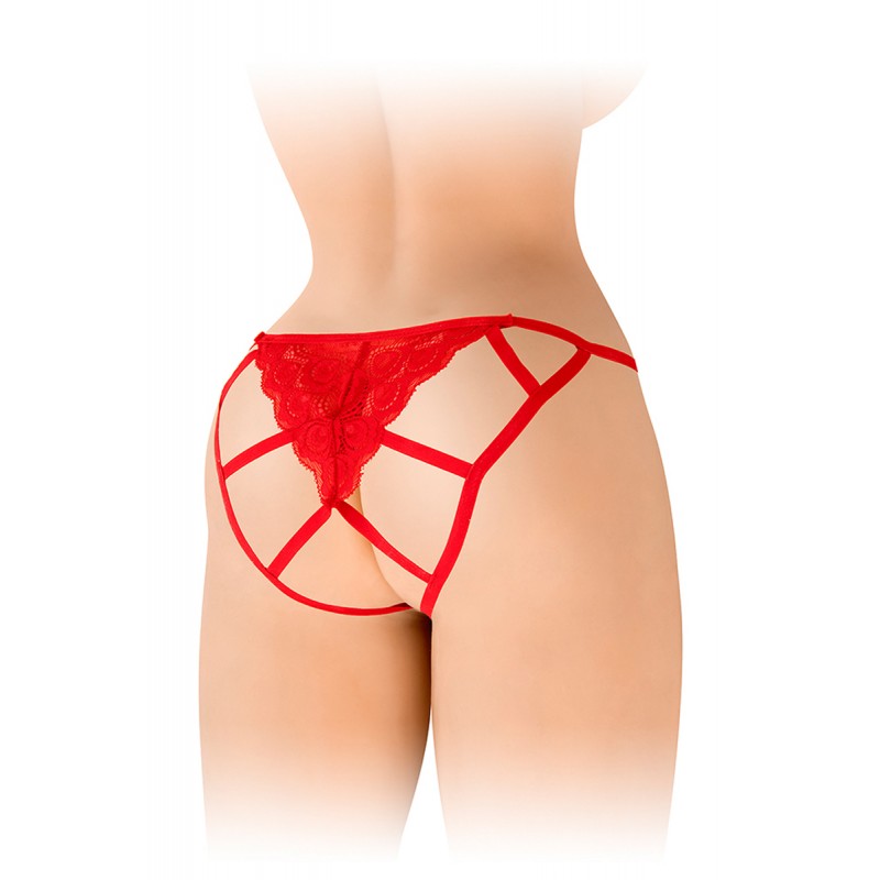 Culotte ouverte Zoé rouge - Fashion Secret Culotte ouverte Zoé rouge - Fashion Secret