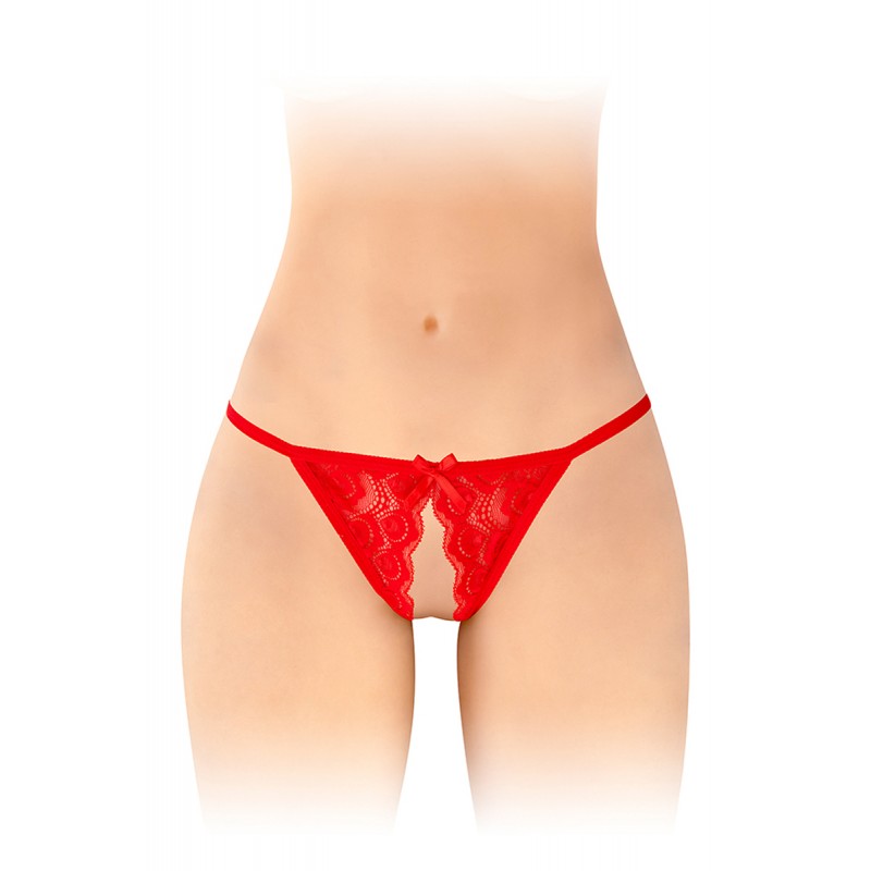 Culotte ouverte Zoé rouge - Fashion Secret Culotte ouverte Zoé rouge - Fashion Secret