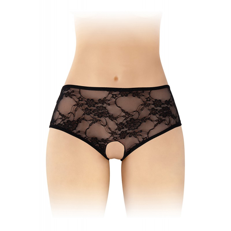 Culotte ouverte noire Amanda - Fashion Secret Culotte ouverte noire Amanda - Fashion Secret