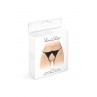 String ficelle ouvert Sandra noir - Fashion Secret String ficelle ouvert Sandra noir - Fashion Secret