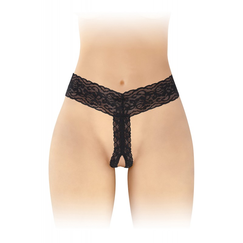 String ouvert Anita noir - Fashion Secret String ouvert Anita noir - Fashion Secret