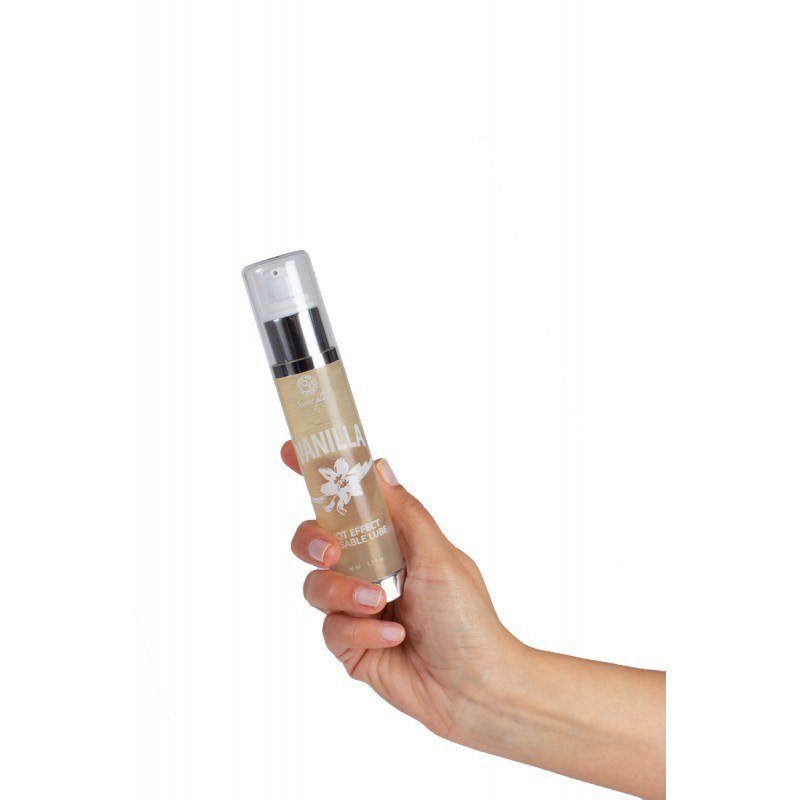 Lubrifiant chauffant gout vanille - Secret Play Lubrifiant chauffant gout vanille - Secret Play