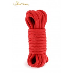 Corde de bondage rouge 5m - Sweet Caress