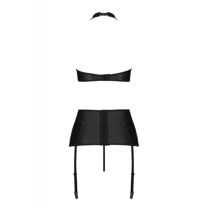 Ensemble sexy faux cuir Nancy - Passion