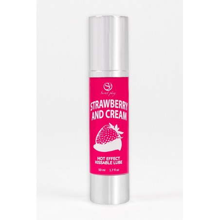 Lubrifiant chauffant goût fraise chantilly - Secret Play