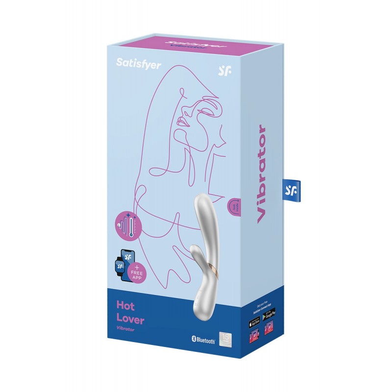 Rabbit chauffant Hot Lover nude - Satisfyer