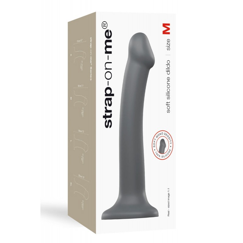 Dildo mono densité gris S - Strap On Me