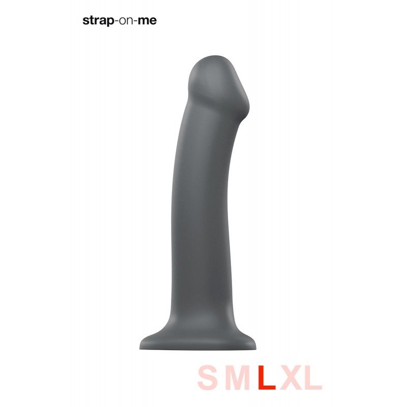 Dildo mono densité gris L - Strap On Me