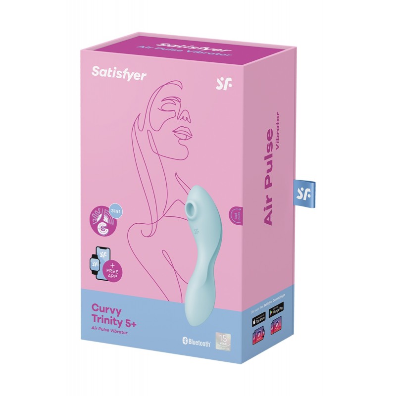 Curvy Trinity 5+ bleu - Satisfyer