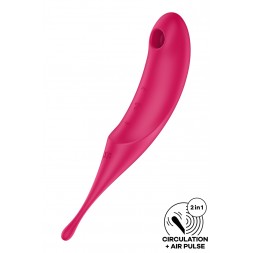 stimulateur Twirling Pro rouge - Satisfyer