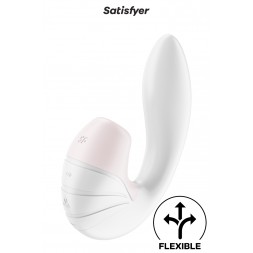 Double stimulateur Supernova blanc - Satisfyer