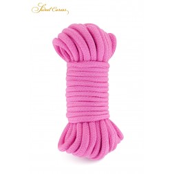 Corde de bondage rose 10m - Sweet Caress