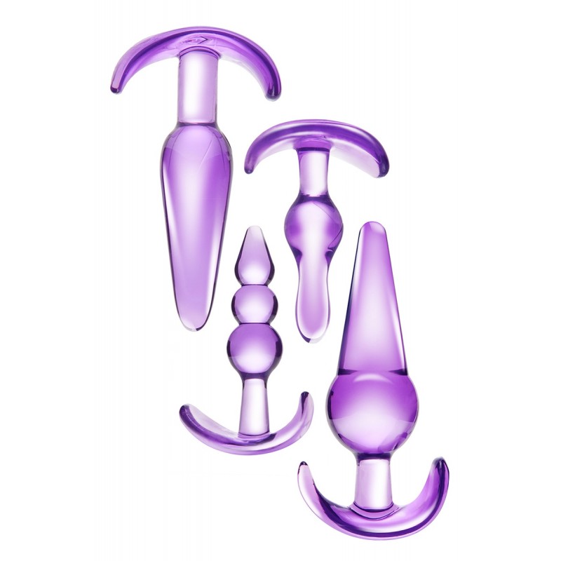 Kit 4 plug anal lilas - Zahara