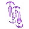 Kit 4 plug anal lilas - Zahara