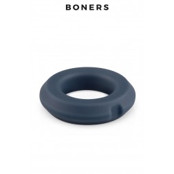 Anneau pénien silicone et acier - Boners